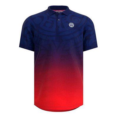 Поло мужское Bidi Badu Colortwist Blue/Red