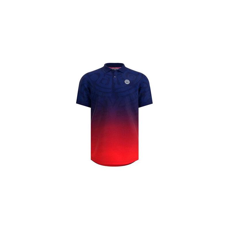 Поло мужское Bidi Badu Colortwist Blue/Red