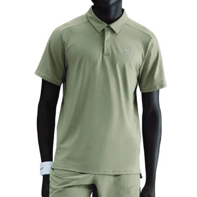 Поло мужское Nike Court Advantage Polo - Oil Green/White