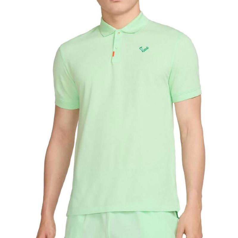 Поло мужское Nike Rafa Logo Polo - Vapor Green