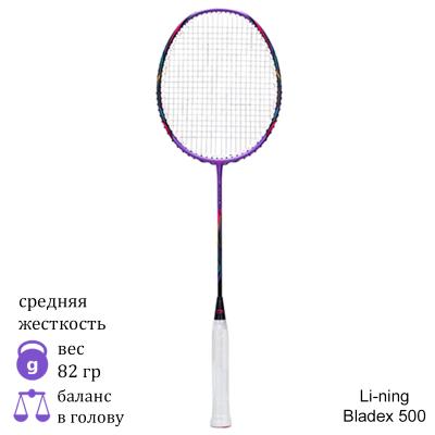 Ракетка для бадминтона Li-ning Bladex 500 Black Purple