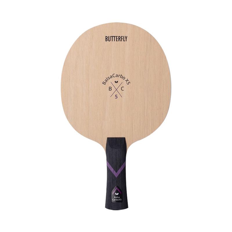Ракетка для настольного тенниса сборная Butterfly Balsa carbo X5 2022, накладки Sriver FX