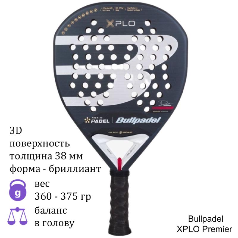 Ракетка для падела Bullpadel XPLO Premier Padel
