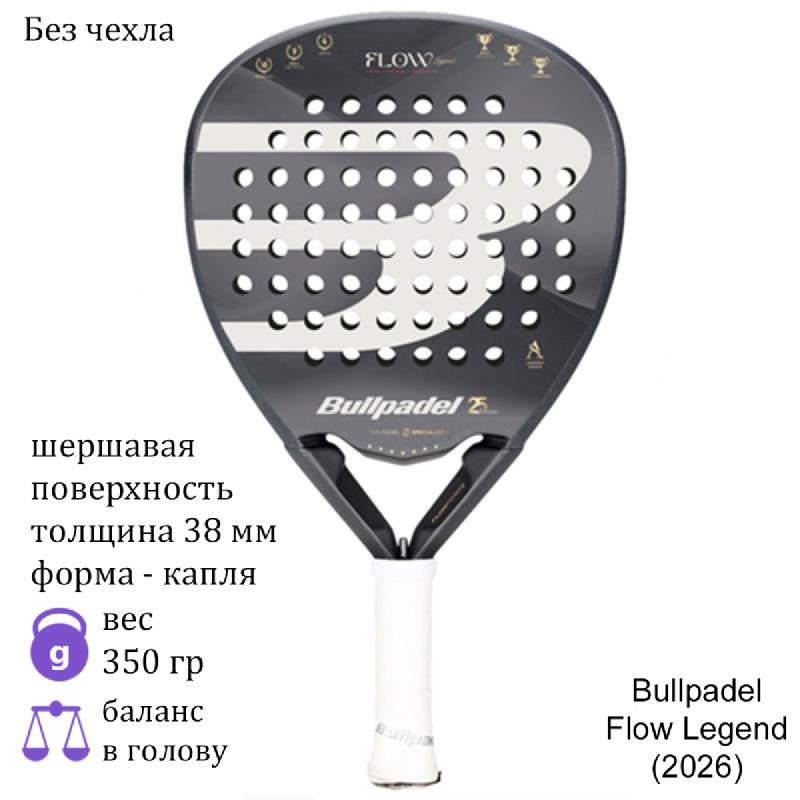 Ракетка для падела Bullpadel Flow Legend (2026)