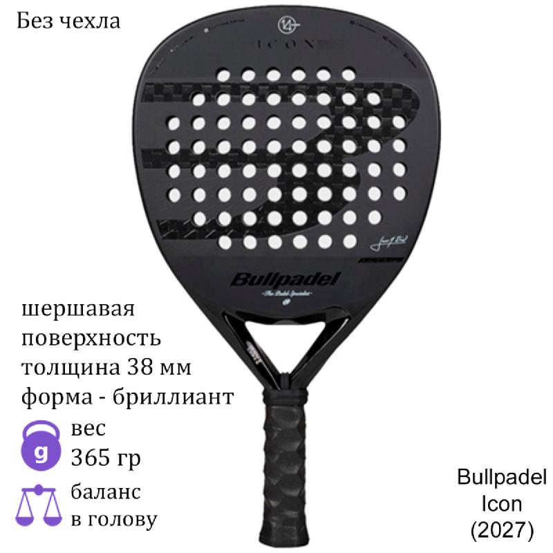 Ракетка для падела Bullpadel Icon (2027)