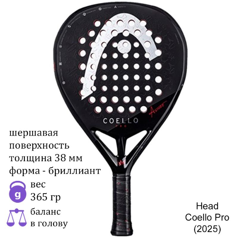 Ракетка для падела Head Coello Pro (2025)