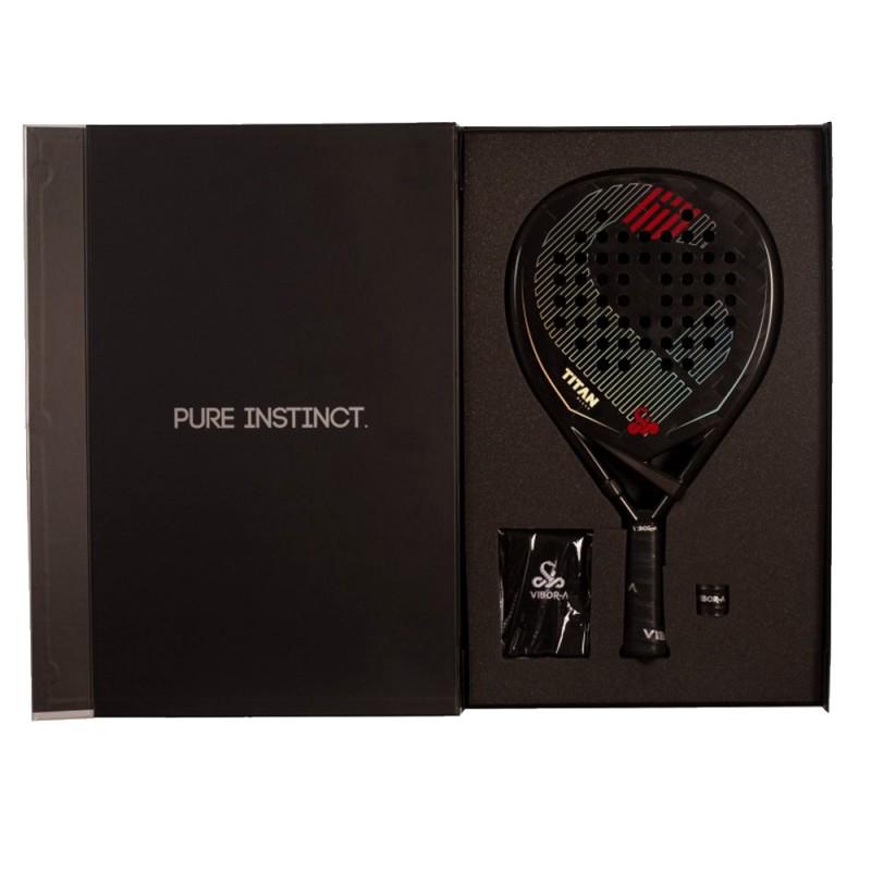 Ракетка для падела Vibor-A Titan 15K Black Twill 2026