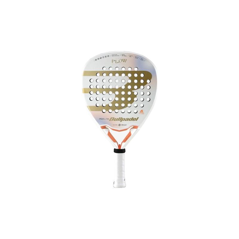 Ракетка для падел Bullpadel FLOW WOMAN 24 White/Gold