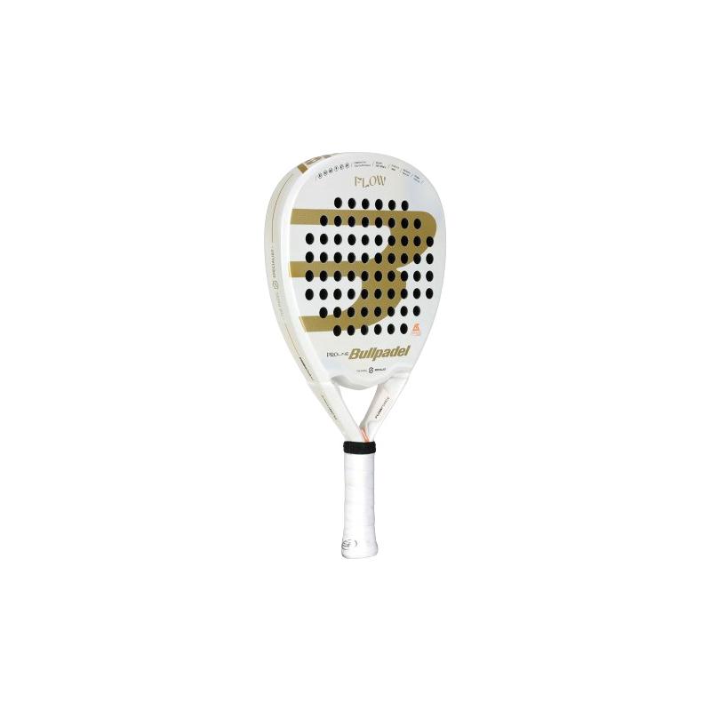 Ракетка для падел Bullpadel FLOW WOMAN 24 White/Gold