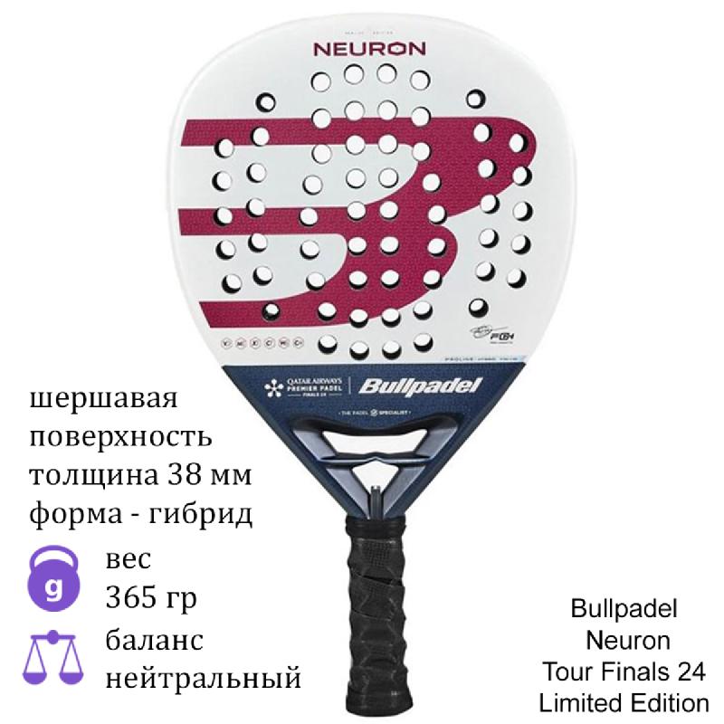 Ракетка для падел Bullpadel Neuron Tour Finals 24 Limited Edition