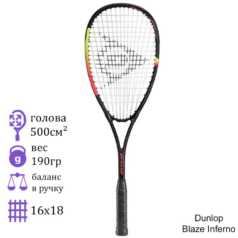 Ракетка для сквоша Dunlop Blaze Inferno