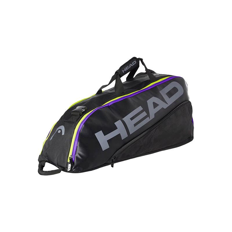 Сумка Head Tour Team 6R Combi 2021 (Черный/Фиолетовый/Желтый)