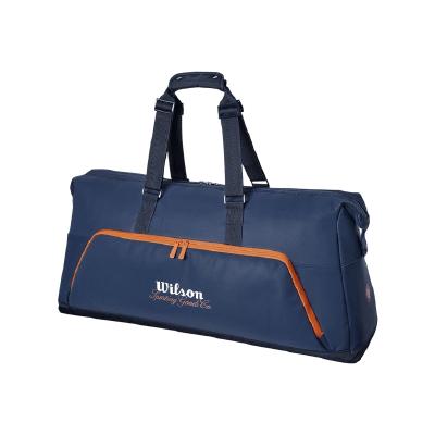 Сумка Wilson для тенниса Roland Garros Large Duffle 2026 (Синий/Коричневый)