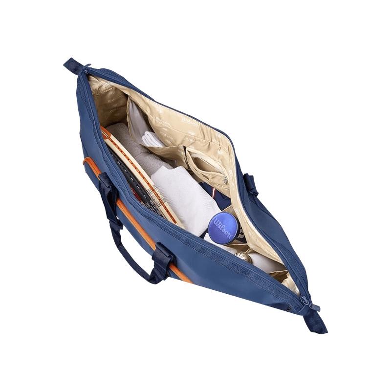 Сумка Wilson для тенниса Roland Garros Large Duffle 2026 (Синий/Коричневый)