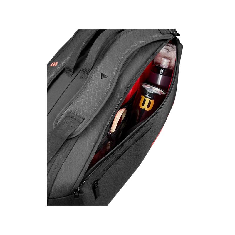 Сумка Wilson Clash V3 6PK Black/Infrared