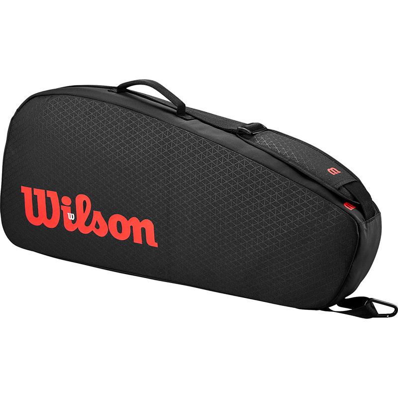 Сумка Wilson Clash V3 Super Tour 3PK Black/Infrared