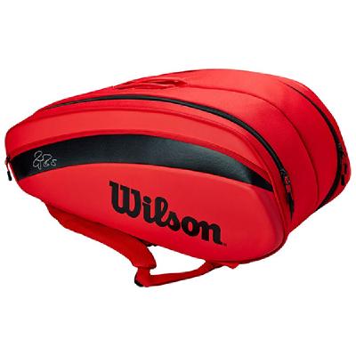 Теннисная сумка Wilson Federer DNA 12 Racket Bag 2020 Infrared
