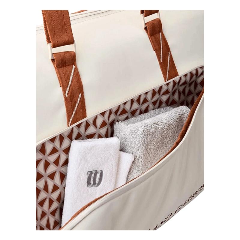 Сумка Wilson Roland Garros Large Duffle 2025 (Cream/Clay)