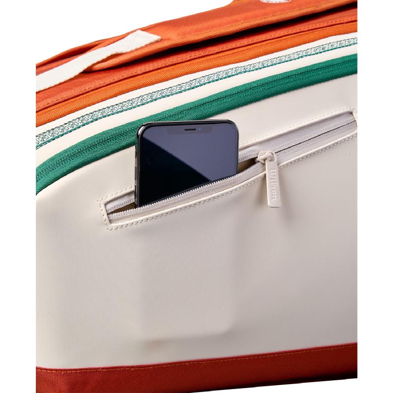 Сумка Wilson Super Tour RG 9PK Cream/Clay/Green (2026)