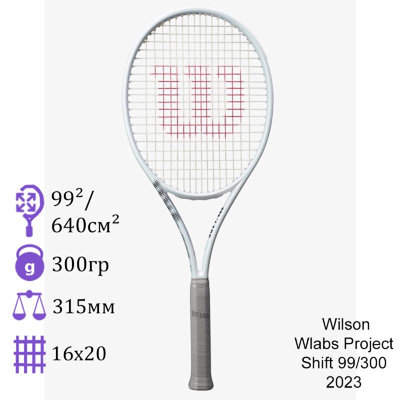 Теннисная ракетка Wilson Wlabs Project Shift 99/300