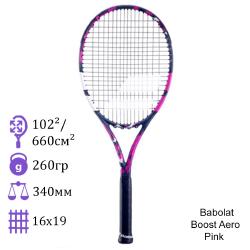 Теннисная ракетка Babolat Boost Aero Pink