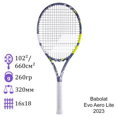 Теннисная ракетка Babolat Evo Aero Lite