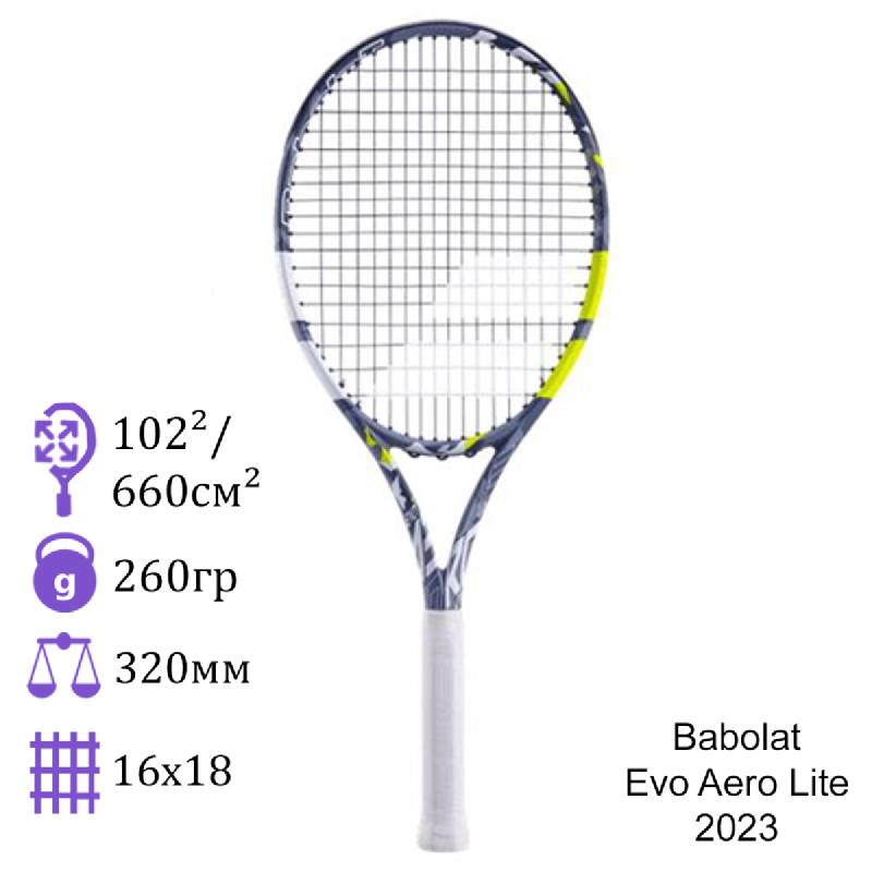 Теннисная ракетка Babolat Evo Aero Lite