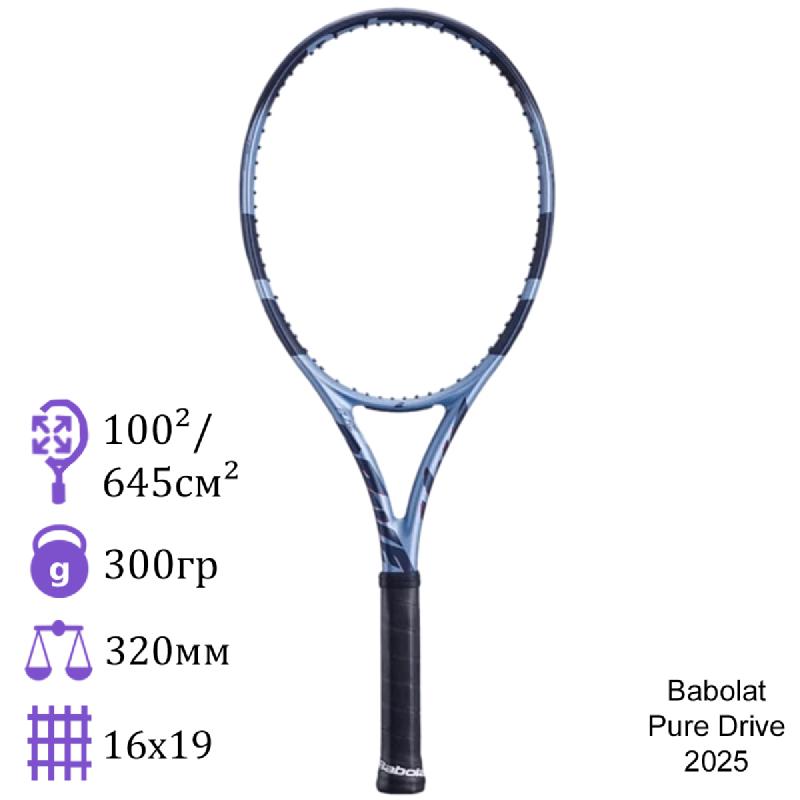 Теннисная ракетка Babolat Pure Drive 2025