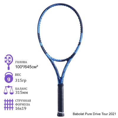 Теннисная ракетка Babolat Pure Drive Tour 2021