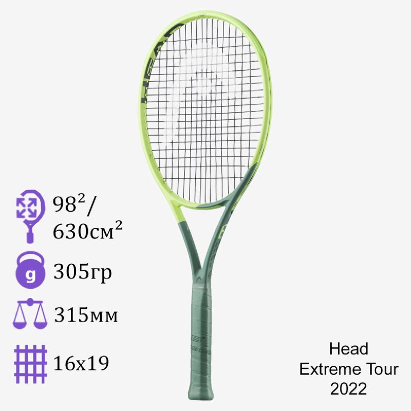Теннисная ракетка Head Graphene 360+ Extreme Tour 2022