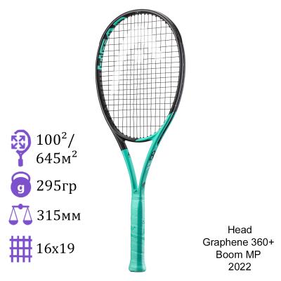 Теннисная ракетка Head Graphene 360+ Boom MP 2022