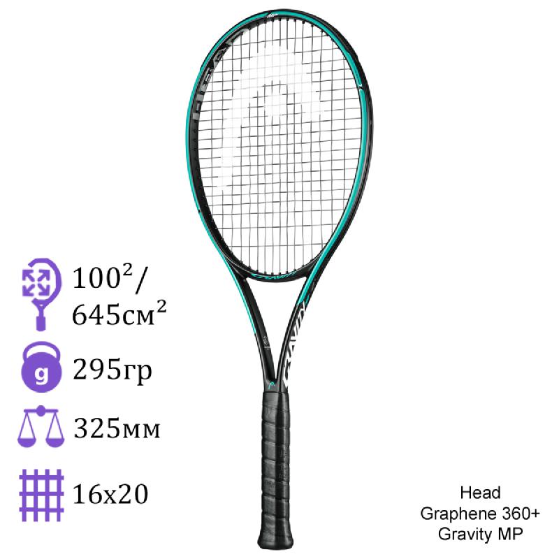 Теннисная ракетка Head Graphene 360+ Gravity MP 2021
