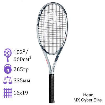 Теннисная ракетка Head MX Cyber Elite Grey