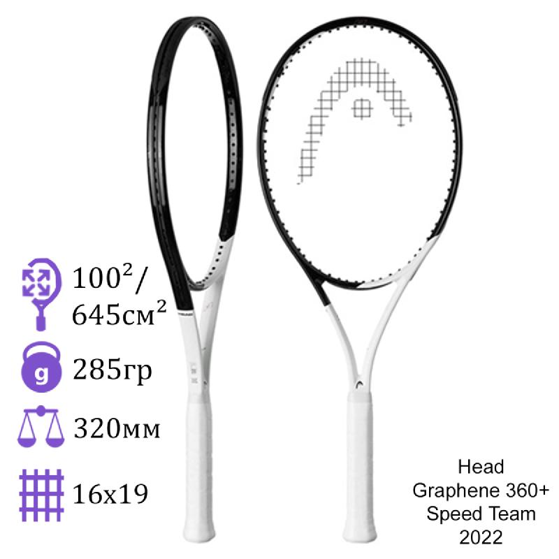 Теннисная ракетка Head Graphene 360+ Speed Team 2022