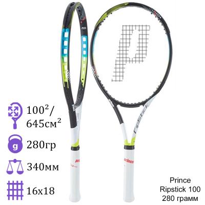 Теннисная ракетка Prince Ripstick 100 280 грамм