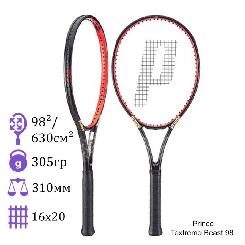 Теннисная ракетка Prince Textreme Beast 98