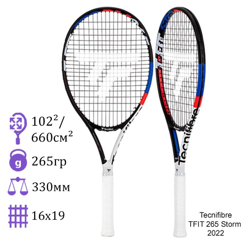 Теннисная ракетка Tecnifibre TFIT 265 Storm 2022