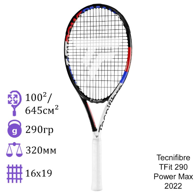 Теннисная ракетка Tecnifibre TFit 290 Power Max 2022