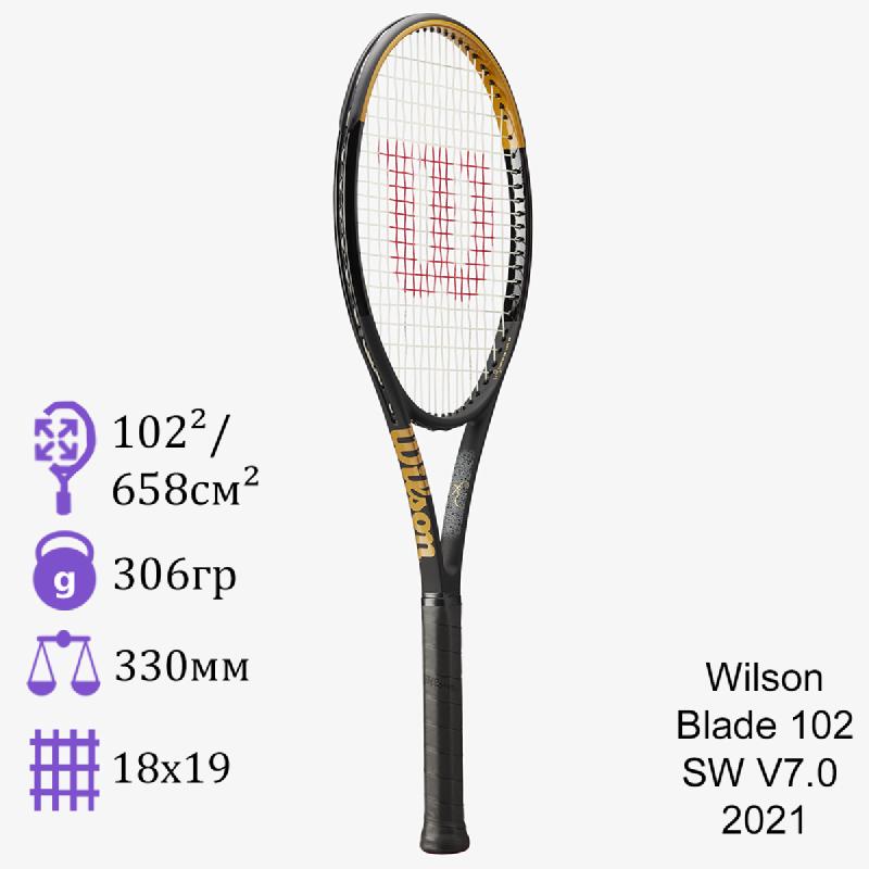 Теннисная ракетка Wilson Blade 102 SW V7.0 2021