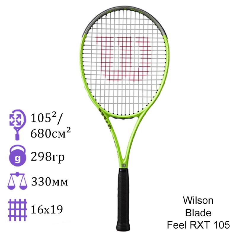 Теннисная ракетка Wilson Blade Feel RXT 105
