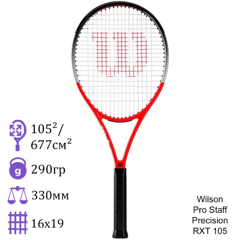 Теннисная ракетка Wilson Pro Staff Precision RXT 105