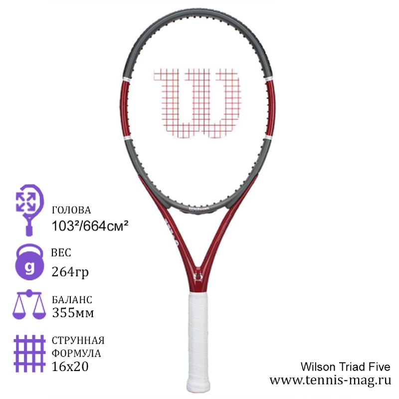 Теннисная ракетка Wilson Triad Five
