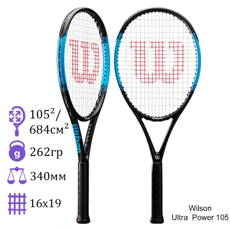 Теннисная ракетка Wilson Ultra Power 105
