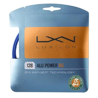 Теннисная струна Luxilon Alu Power Roland Garros Blue 1,28 12 метров