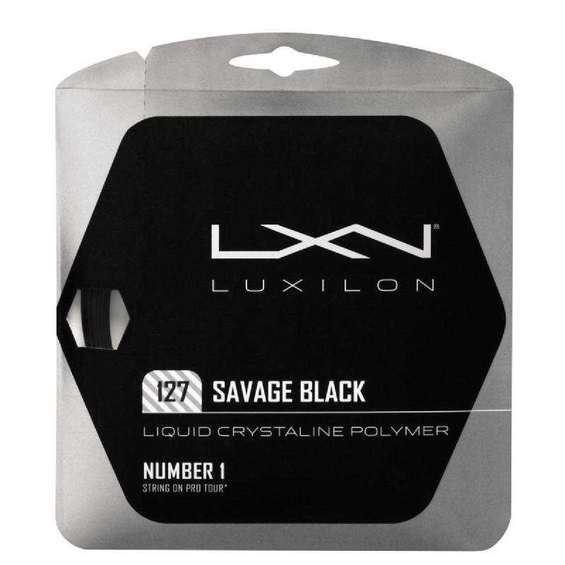 Теннисная струна Luxilon Savage Black 1,27 12 метров