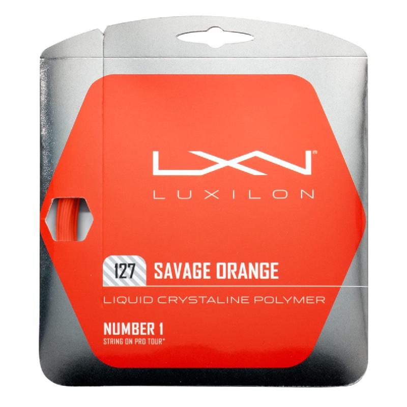 Теннисная струна Luxilon Savage Orange 1,27 12 метров