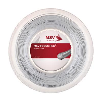 Теннисная струна MSV Focus-Hex Soft 1,25 200 метров White