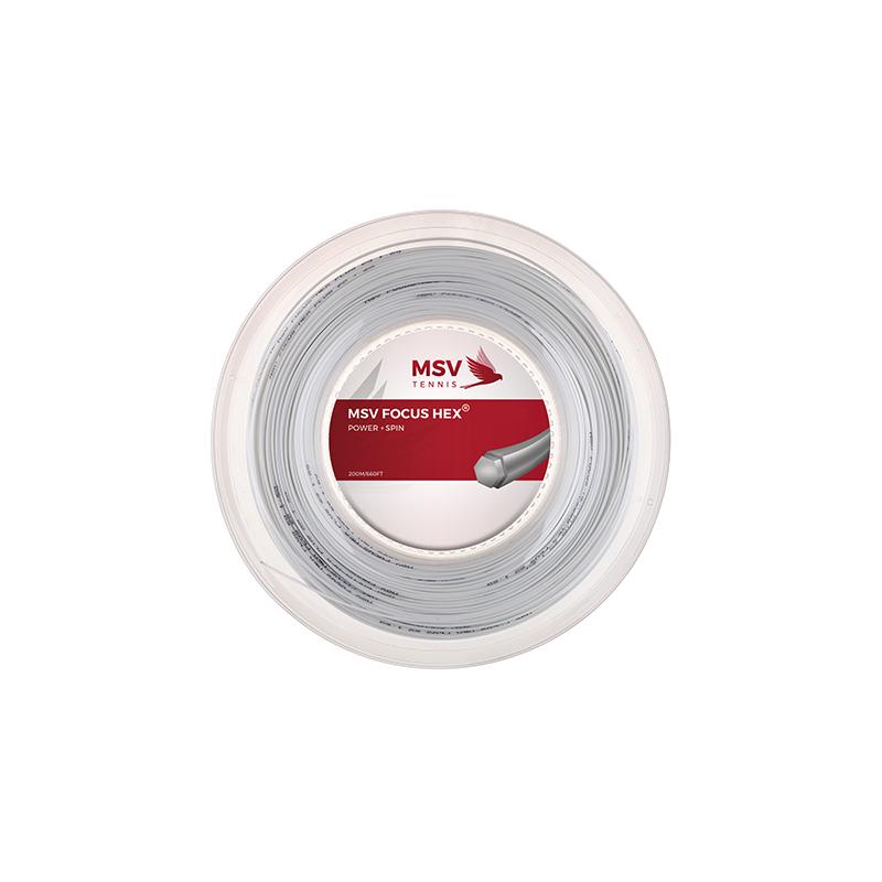 Теннисная струна MSV Focus-Hex Soft 1,25 200 метров White