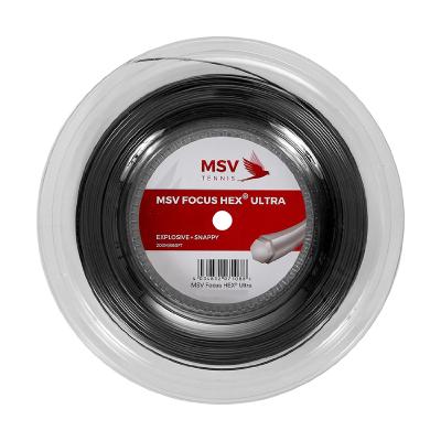 Теннисная струна MSV Focus-Hex Ultra Black 1,25 200 метров