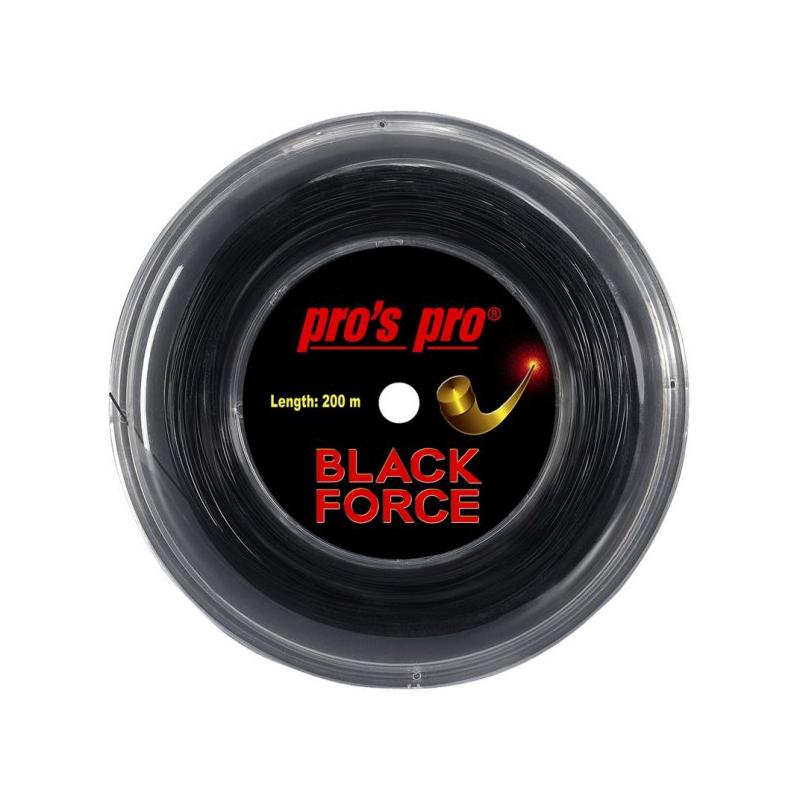 Теннисная струна Pro's Pro Black Force 1,24 200 метров